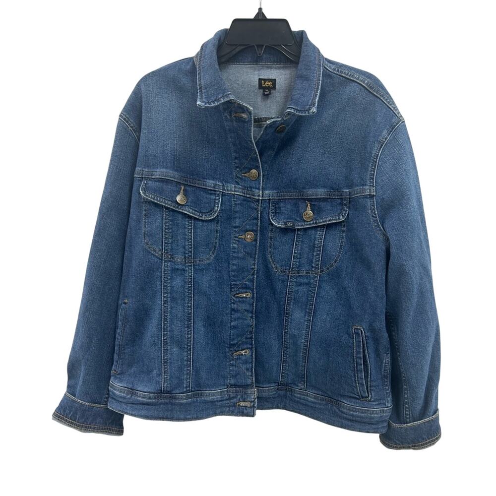 Lee Legendary Women's Blue Denim Trucker Jacket